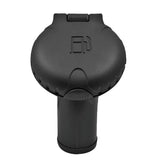 Attwood Deck Fill fCarbon Canister System  Angled Body  Scalloped Black Plastic Cap 99DFCCAB1S