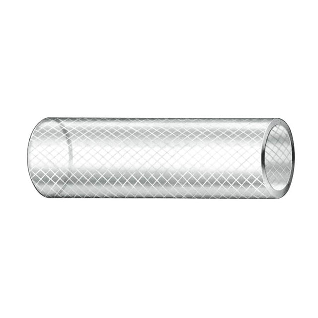 Trident Marine 1 x 50 Boxed Heavy Duty Reinforced PVC FDA Hose  Drinking Water Safe  Clear 1611006