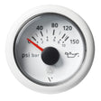 Veratron 52mm 2116 ViewLine Engine Oil Pressure Gauge  150 PSI  White Dial  Bezel A2C59514202