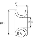 Wichard FRX10 Friction Ring  10mm 2564 21008W
