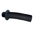 Trident Marine 10 Black Stern Flex Hose wTransom Flange TFK10